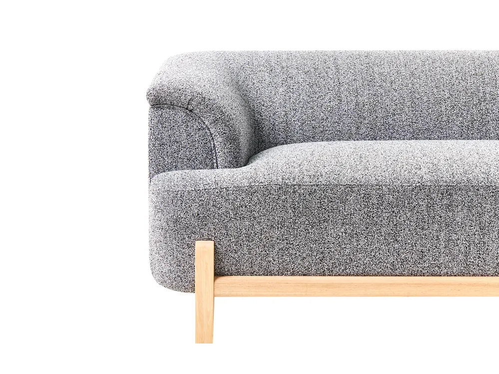 Sofa 2 Seater Fabric Dark Grey Ashtin