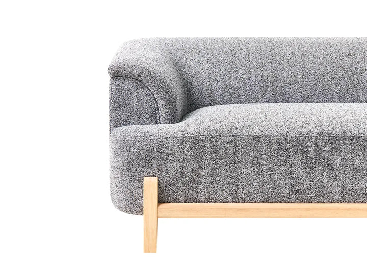 Sofa 2 Seater Fabric Dark Grey Ashtin