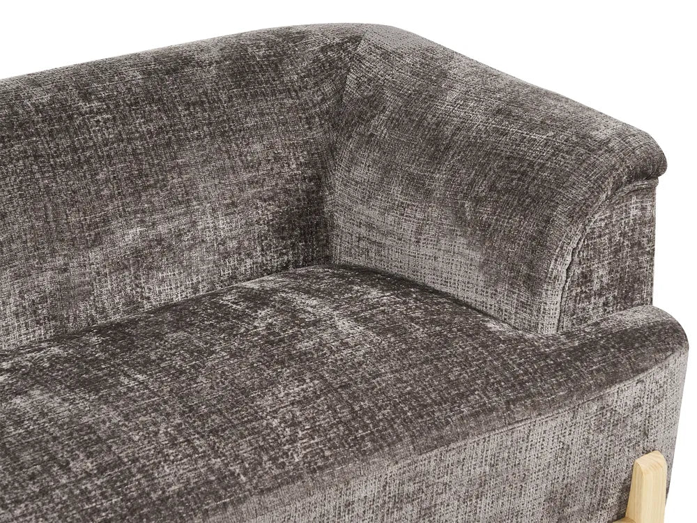 Sofa 2 Seater Chenille Brown Ashtin