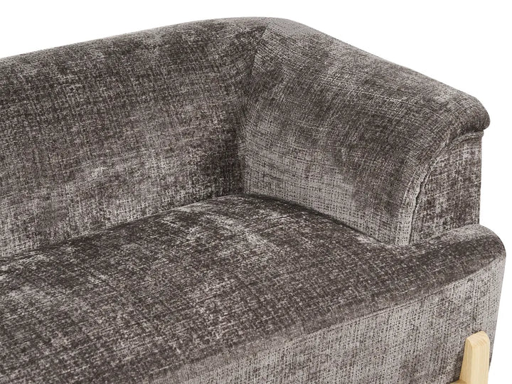 Sofa 2 Seater Chenille Brown Ashtin