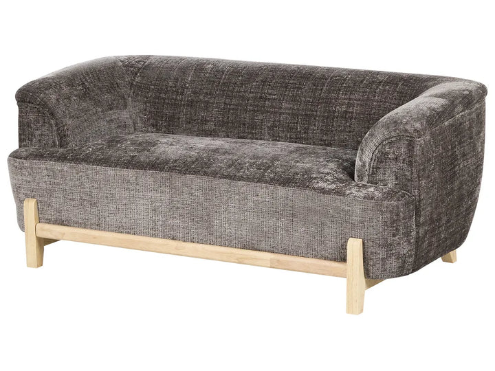 Sofa 2 Seater Chenille Brown Ashtin