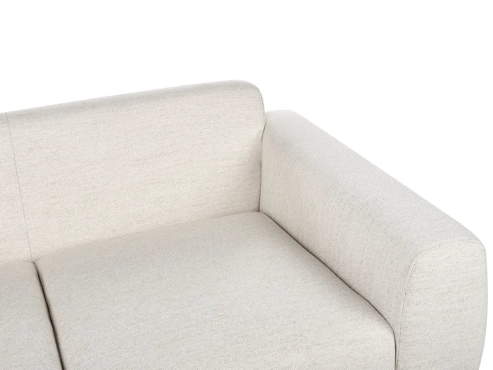 Sofa 2 Seater Fabric Light Beige Demacio