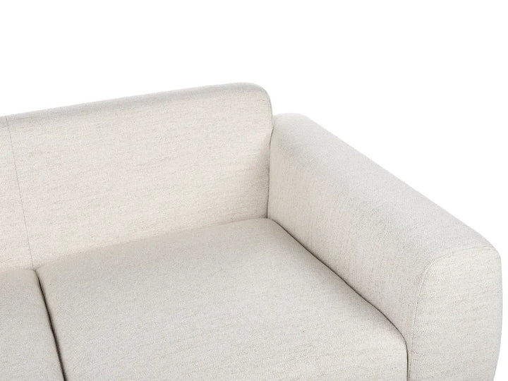 Sofa 2 Seater Fabric Light Beige Demacio