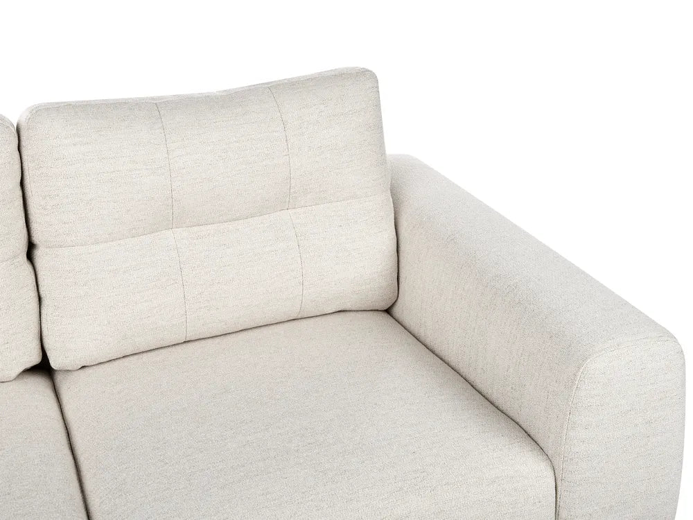 Sofa 2 Seater Fabric Light Beige Demacio