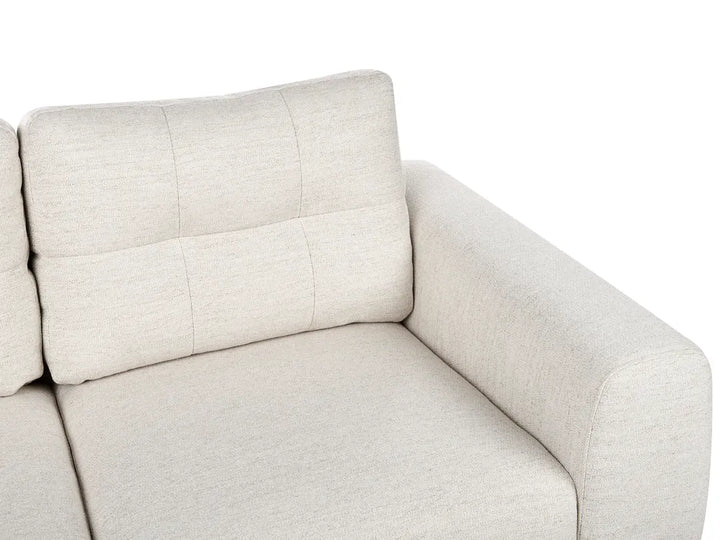 Sofa 2 Seater Fabric Light Beige Demacio