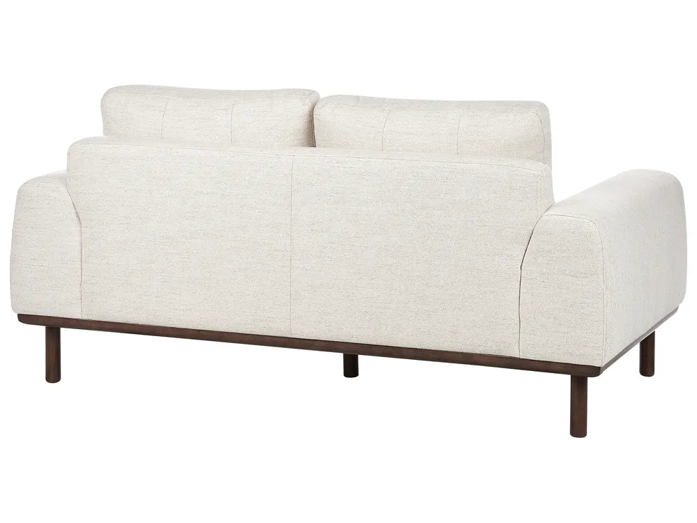Sofa 2 Seater Fabric Light Beige Demacio