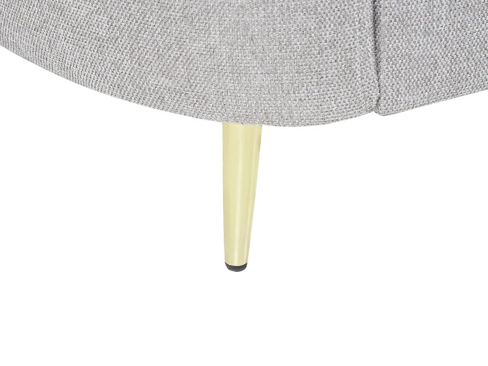 Sofa 2 Seater Fabric Light Grey Deondry