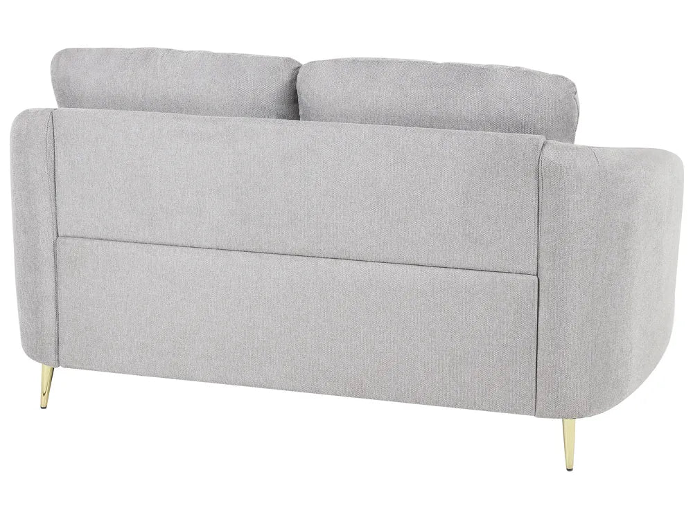 Sofa 2 Seater Fabric Light Grey Deondry