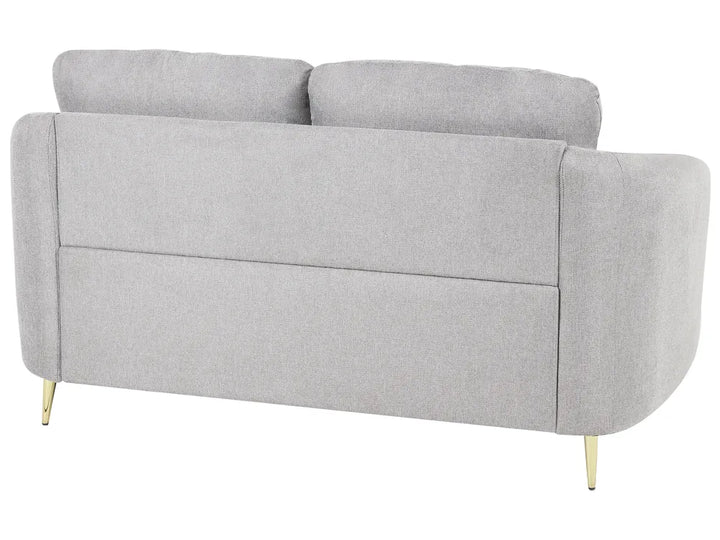 Sofa 2 Seater Fabric Light Grey Deondry