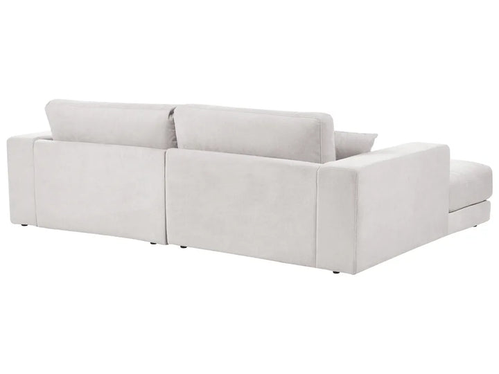 Corner Sofa 3 Seater Fabric Off-White Right Hand Vardie