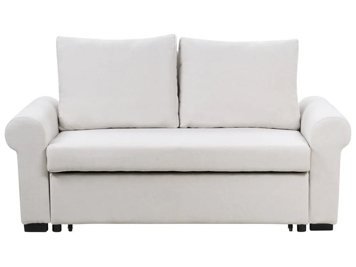 White sofa on a white background