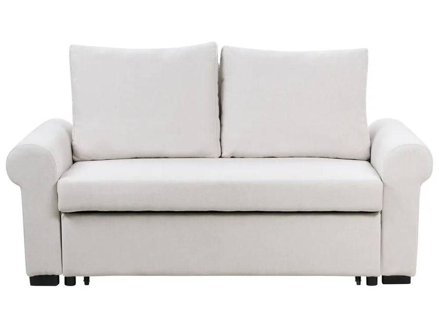 White sofa on a white background