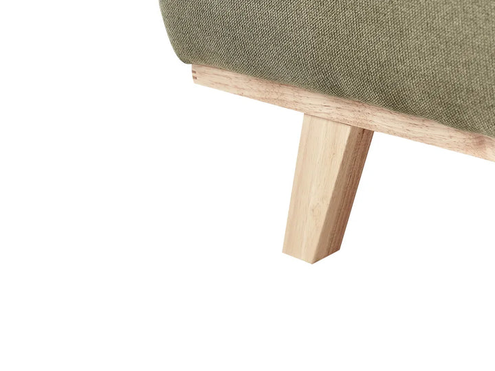 Corner Sofa 3 Seater Fabric Green Right Hand Odriscoll