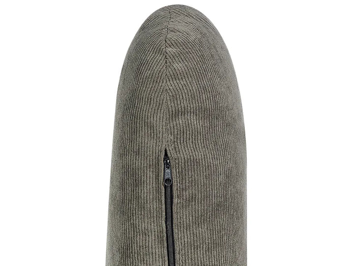 Corner Sofa 3 Seater Corduroy Dark Green Right Hand Arvo