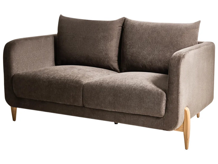 Sofa 2 Seater Chenille Dark Brown Rilee
