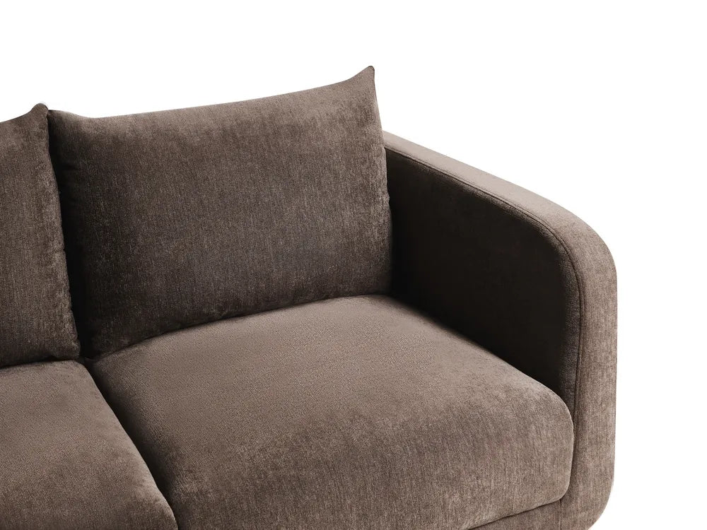 Sofa 2 Seater Chenille Dark Brown Rilee