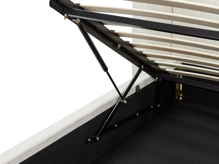 Ottoman Bed Fabric 180 x 200 cm (EU Super King) Off-White Allard