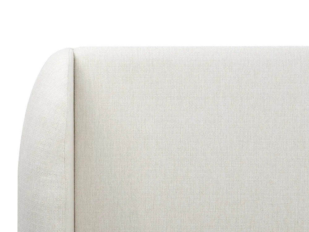 Ottoman Bed Fabric 180 x 200 cm (EU Super King) Off-White Allard