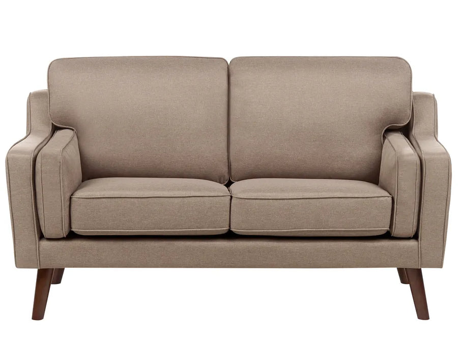 Beige sofa on a white background