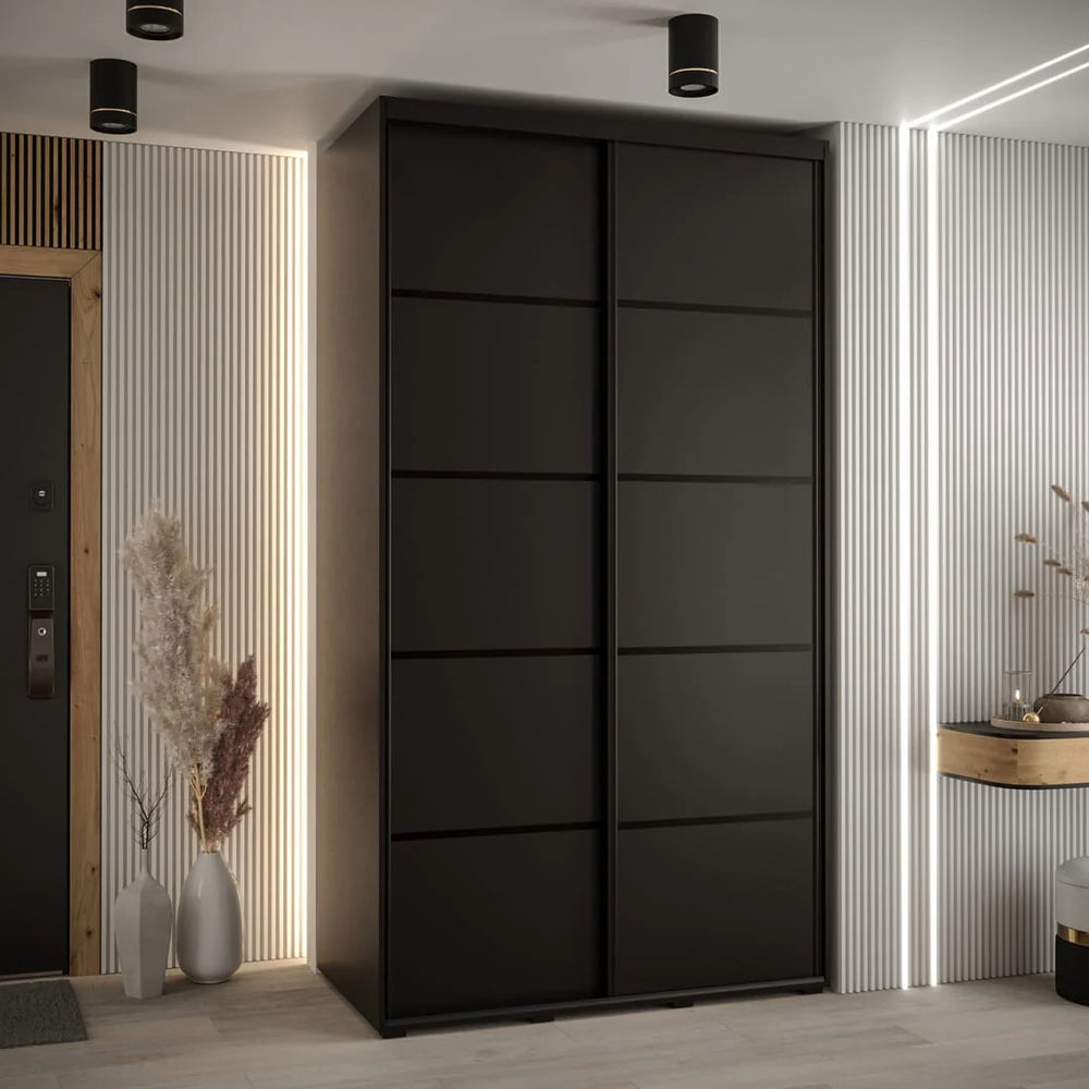 Cannes IV Sliding Door Wardrobe 140cm