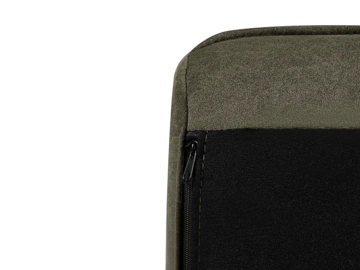 Corner Sofa 3 Seater Fabric Dark Green Right Hand Idou