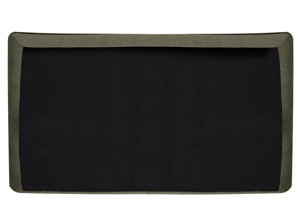 Corner Sofa 3 Seater Fabric Dark Green Right Hand Idou