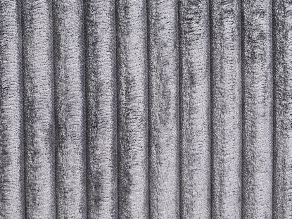 Corner Sofa 3 Seater Corduroy Dark Grey Right Hand Vardie