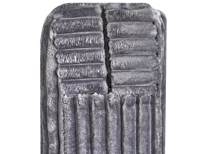 Corner Sofa 3 Seater Corduroy Dark Grey Right Hand Vardie