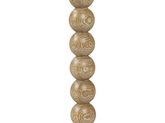 D.I.Designs Bedwyn Sphere Natural Oak Wood Console Table