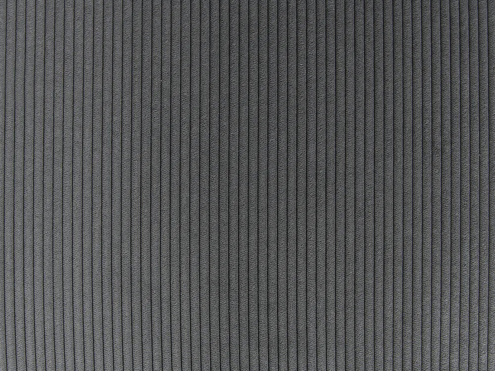 Corner Sofa Bed 3 Seater Corduroy Graphite Grey Right Hand Middale