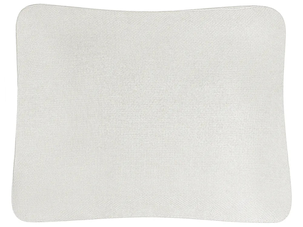 Corner Sofa Bed 3 Seater Faux Linen Light Beige Left Hand Azuri
