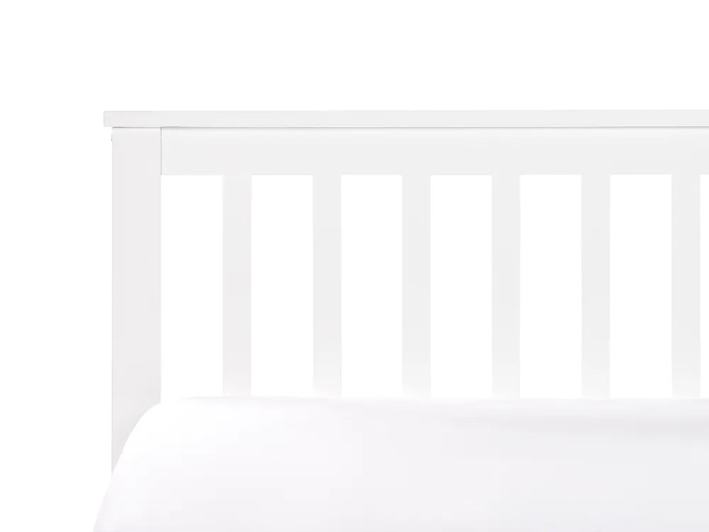 Bed with Storage Drawers Pine Wood 160 x 200 cm (EU King Size) White Belchertown