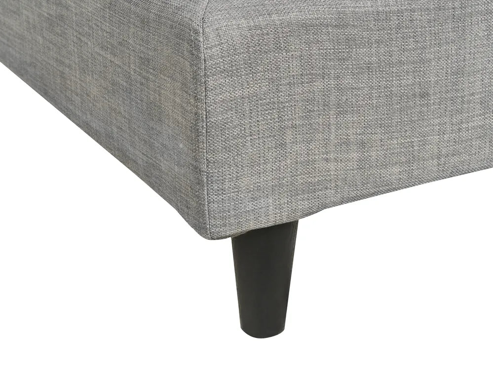 Bed Fabric 90 x 200 cm (EU Single) Light Grey Heiki