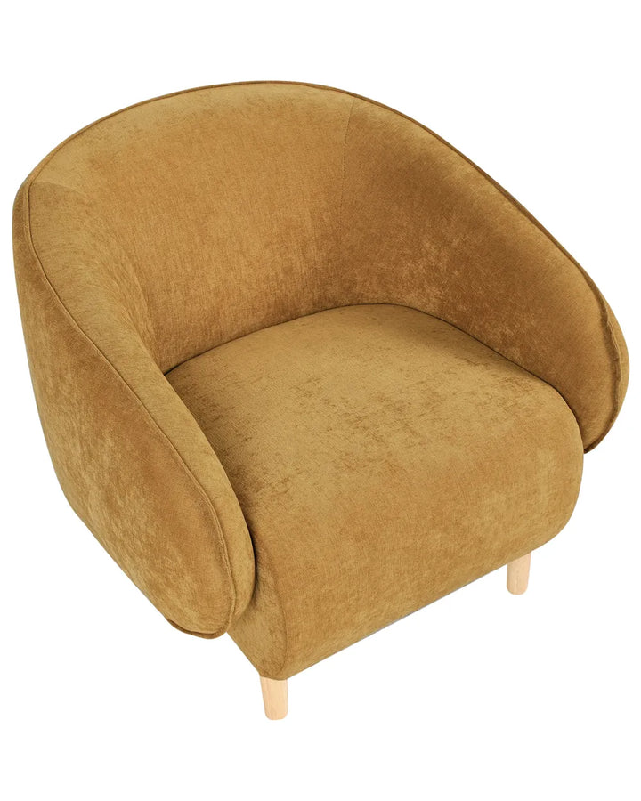 Armchair Fabric Mustard Joshpal