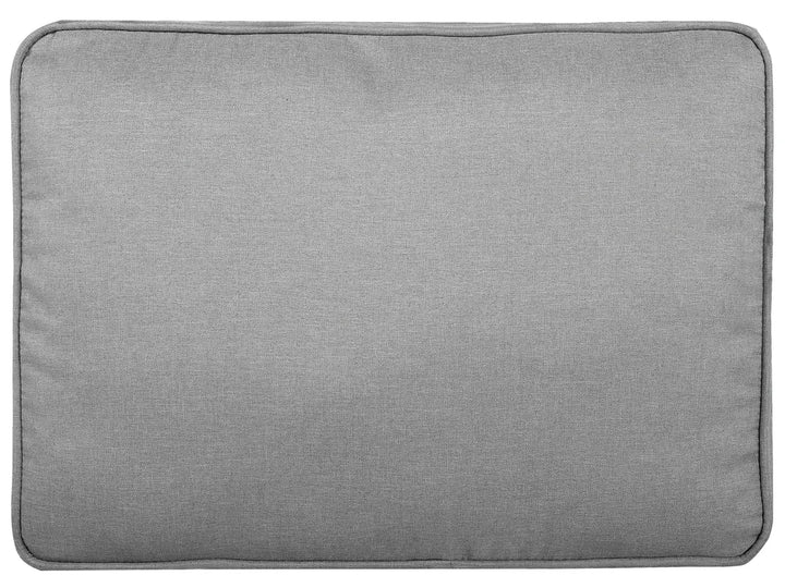 Corner Sofa Bed 3 Seater Fabric Light Grey with Storage Right Hand Mauralia