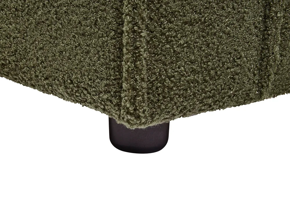 Bed Boucle 160 x 200 cm (EU King Size) Dark Green Westfield