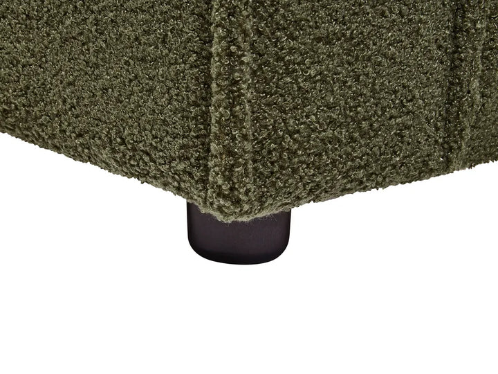 Bed Boucle 160 x 200 cm (EU King Size) Dark Green Westfield