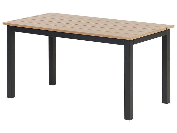 Messina Garden Dining Table 100 cm 52 cm Black
