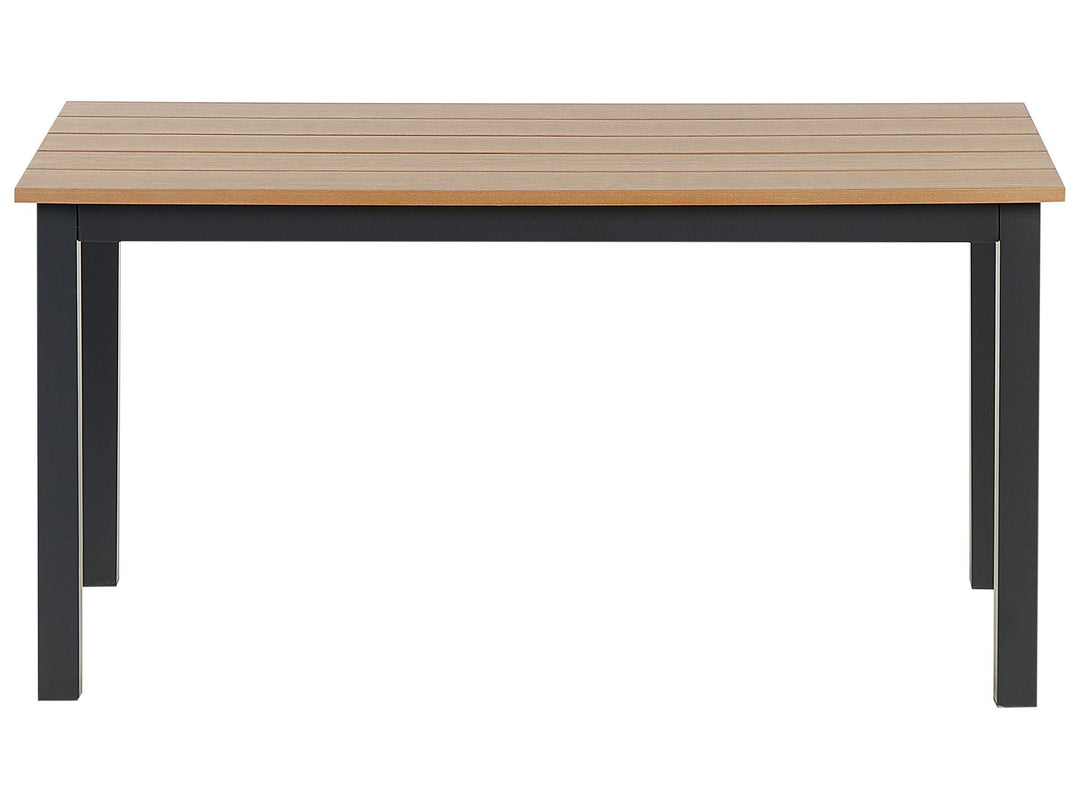 Messina Garden Dining Table 100 cm 52 cm Black