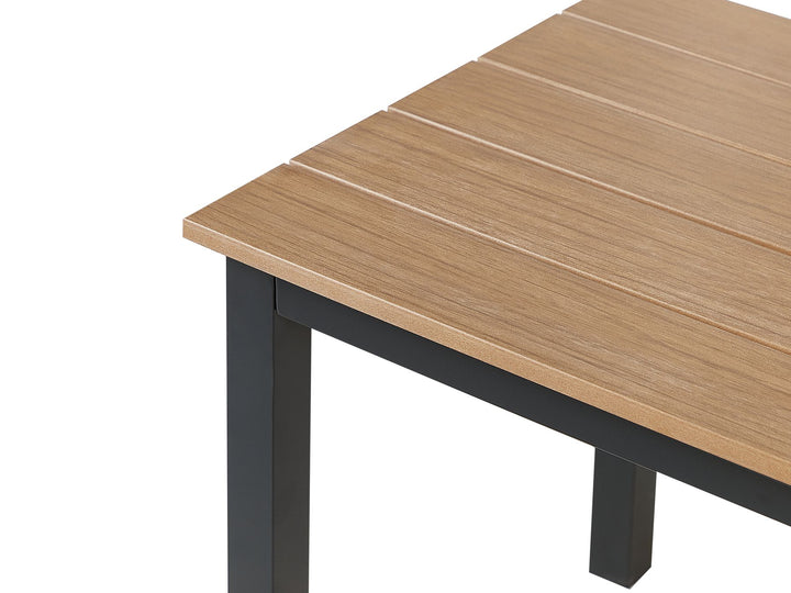 Messina Garden Dining Table 100 cm 52 cm Black