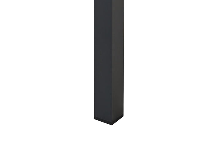 Messina Garden Dining Table 100 cm 52 cm Black
