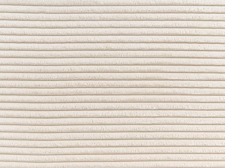 Corner Sofa 4 Seater Corduroy Light Beige Right Hand Herrick