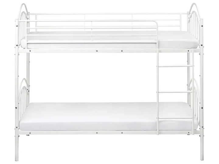 Bunk Bed Metal 90 x 200 cm (EU Single) White Austino