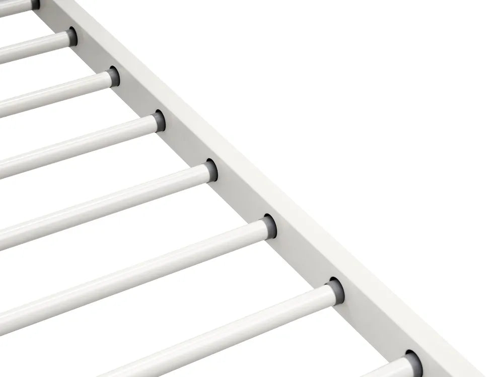 Bunk Bed Metal 90 x 200 cm (EU Single) White Austino