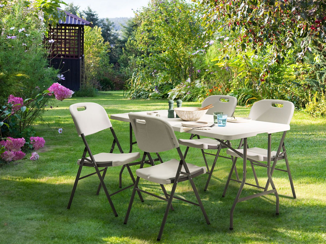 Cugnoli Outdoor Dining Table for 4 152 cm 74 cm White