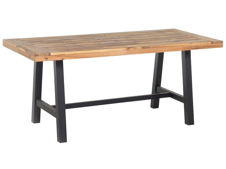 Scania Garden Dining Table 170 cm 80 cm Acacia Wood Black
