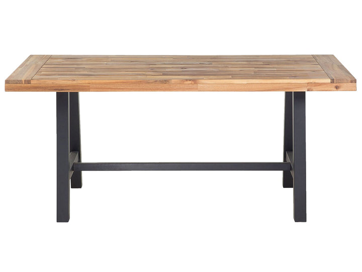 Scania Garden Dining Table 170 cm 80 cm Acacia Wood Black