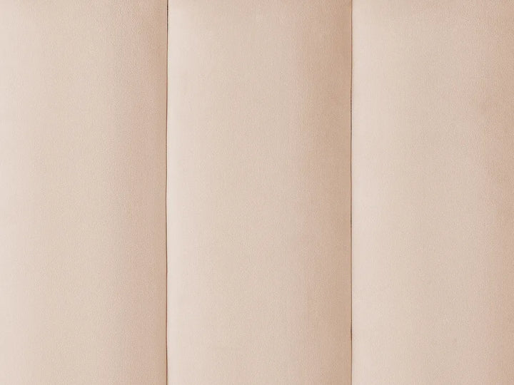 Bed Velvet 160 x 200 cm (EU King Size) Beige Henley