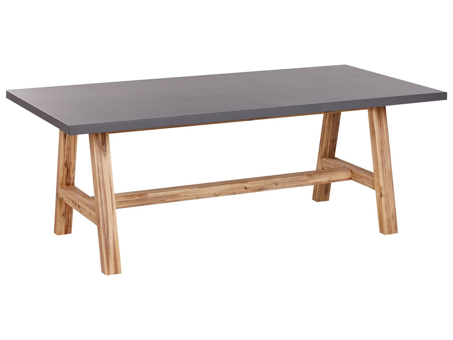 Tonnare Garden Dining Table 200 cm 100 cm Concrete Grey