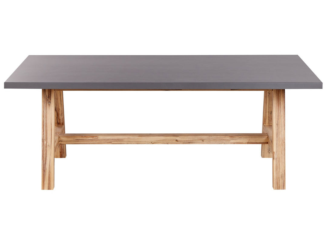 Tonnare Garden Dining Table 200 cm 100 cm Concrete Grey